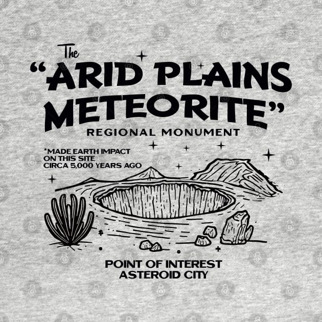 Arid Plains Meteorite by PopCultureShirts